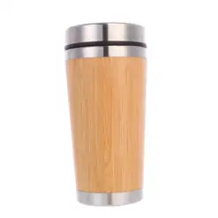 Bamboe herbruikbare koffiebeker
